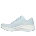 Skechers Arch Fit Lace Up Big League  Light Blue
