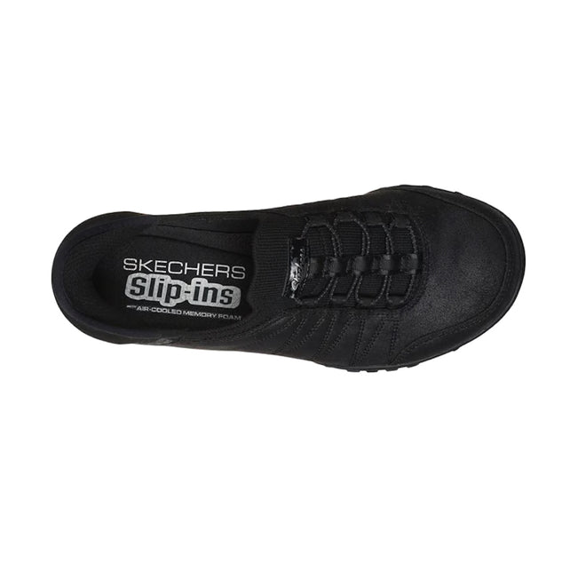 Skechers Womens Breathe Easy Home-Body Slip Ins Sneaker Black