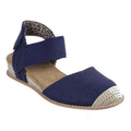 Skechers Bobs Womens Desert Kiss Sun Shining Low Wedge Sandal Navy