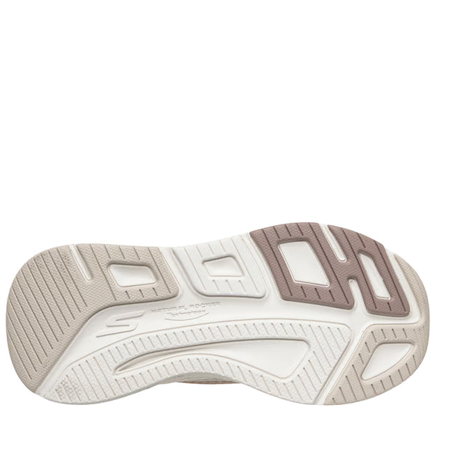 Skechers Womens Slip In Max Cushioning Elite 2.0 Kaplan Trainer in Natural Gold