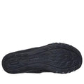 The image shows the black rubber outsole of the Skechers Breathe Easy Knitty Waves SLIP IN, featuring a textured tread pattern and the SKECHERS logo in the center—part of the Hands Free Slip-ins collection., 198376792176, 198376792190, 198376792213, 198376792237, 46778