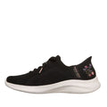 Skechers Ultra Flex 4.0 Sweet Petals Black Slip In womens Sneaker