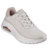 Skechers Womens Uno Flex Spring On  Air Taupe Trainer