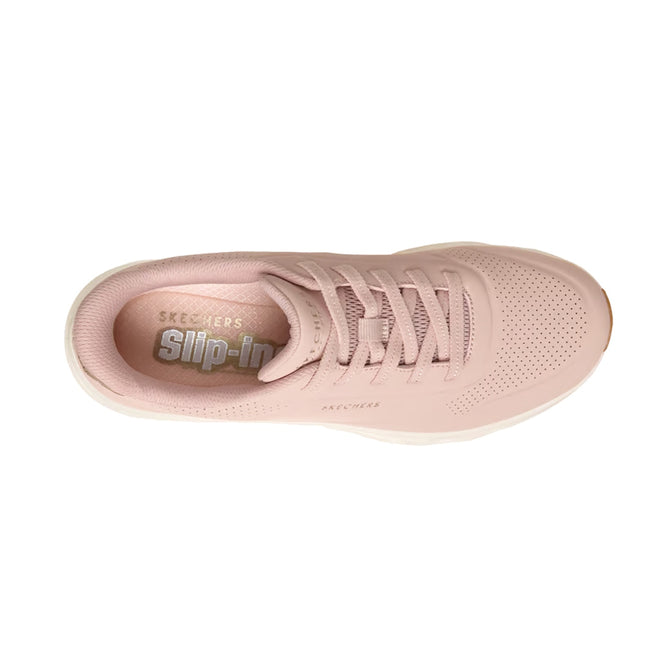 Skechers Uno Slip Ins Glide Step Glide On Air Womens Blush PinkTrainer
