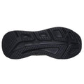 The image shows the black rubber sole of the Skechers Slip In Max Cushioning Elite 2.0 Leigh Trainer with textured grip, grooves, and an embossed Skechers logo—designed for comfort with Air-Cooled Memory Foam technology., 199025421058, 50106, 199025421072, 50108, 199025421096