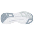 A close-up of the Skechers Slip Ins Max Cushioning Elite 2.0 Leigh White Trainer, featuring Hands Free Slip-ins design and Air-Cooled Memory Foam for all-day comfort., 199025355940, 50114, 199025355964, 50116, 199025355988