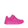 Skechers Kids Uno Lite Hot Pink  Hook & Loop Trainer CLEARANCE, Not Returnable