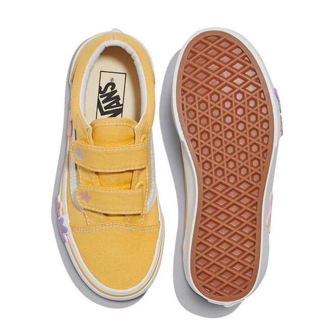 Vans - Old Skool V Youths Flower Yellow NOT RETURNABLE