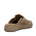 Woden Womens Vega Clog Suede Mule - Silver Mink - Beige