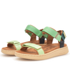 Woden Line Women's 3 Strap Sandal Apple Green
