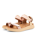 Woden Line Women's 3 Strap Sandal Blush Multi