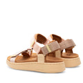 Woden Line Women's 3 Strap Sandal Blush Multi
