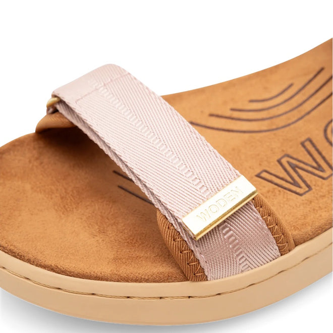 Woden Line Women's 3 Strap Sandal Blush Multi