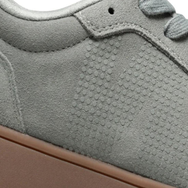 Woden - Mens Tote Autumn Grey Sneaker Suede