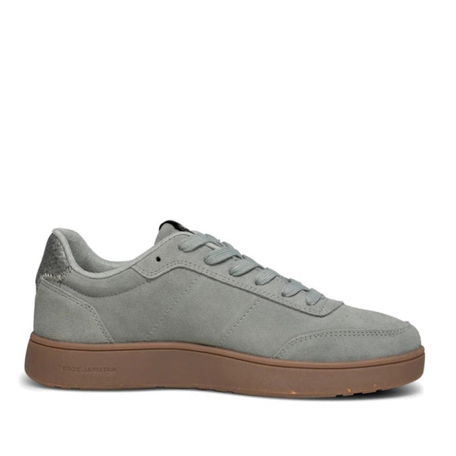 Woden - Mens Tote Autumn Grey Sneaker Suede