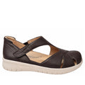 Ziera Sabielle XF Womens Flat Shoe/Sandal Chocolate