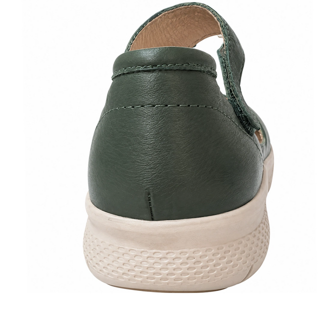 Ziera Sabielle XF Womens Leather Shoe/Sandal  Khaki