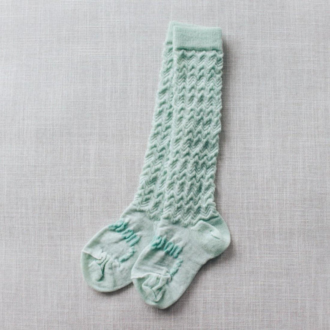Lamington Meadow Knee High Merino Wool Socks