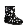 EMU Kids Brumby Outer Space Lo WATERPROOF Black Wool Boots Clearance