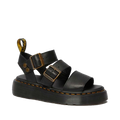 Image of the right foot side on of Dr Martens Gryphon Quad Chunky Leather Sandal