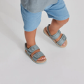 Pretty Alex Leather Sandal Seafoam Blue 27-28 CLEARANCE NOT RETURNABLE