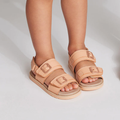 Pretty Alex Leather Sandal Coral 27-28 CLEARANCE NOT RETURNABLE