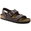 Birkenstock Milano Birko Flor Dark Brown Regular Width