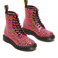 Dr Martens 1460 Loud Leopard Clash Pink 8 Eye Boot CLEARANCE