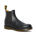 Image of right foot, side on of Dr Martens -2976 Chelsea Boot Smooth Leather Black-Foot Forward Shoes
