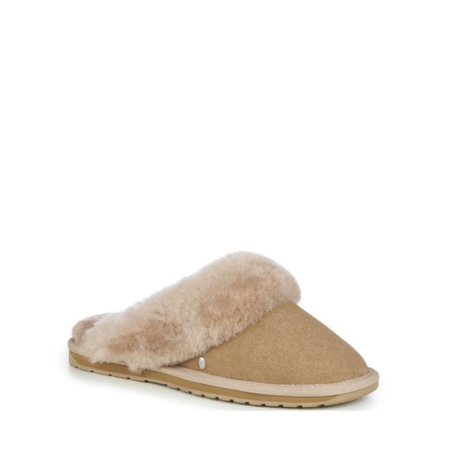 EMU Women's Jolie Camel Slipper Scuff Sheepskin