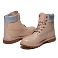 Timberland Heritage 6 Inch Waterproof Boot Light Pink Nubuck  Diamonds and Pearls