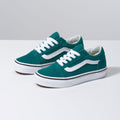 Vans - Old Skool  - Youths Quetzai Green /True White Lace Up US 1 NOT RETURNABLE