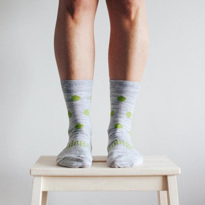 Lamington crew shorter kids merino socks