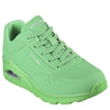 Skechers Uno Stand On Air Green Womens Trainer