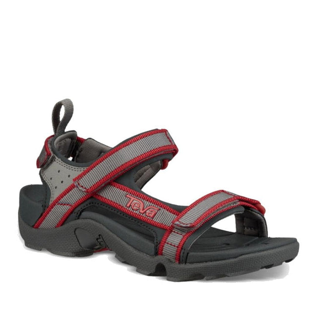Teva Boys K Tanza Grey Red Wild Dove Hardwearing Sandal