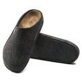 Birkenstock Zermatt Rivet Felt Anthracite Narrow Width *Indoors Use Only*