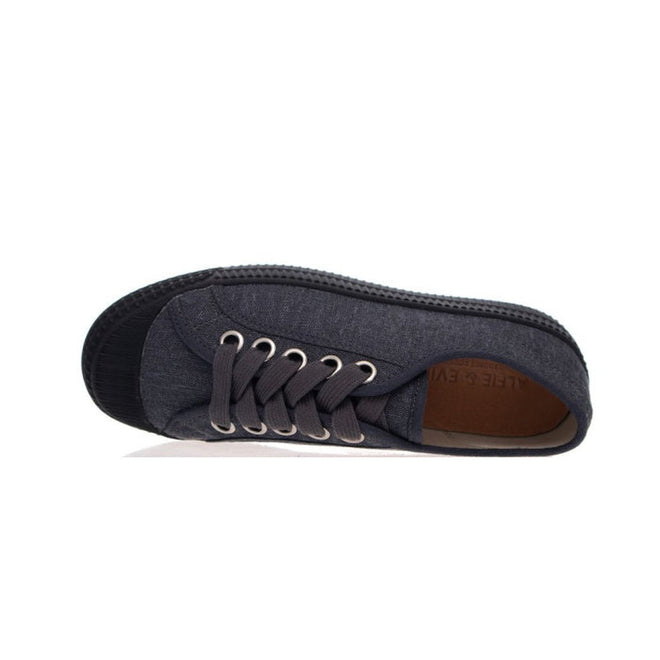 Alfie & Evie Dolce Canvas Sneaker Ink Navy Black Sole CLEARANCE