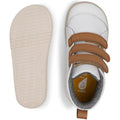 Bobux IWalk IW Hi Court Boot White Caramel Clearance
