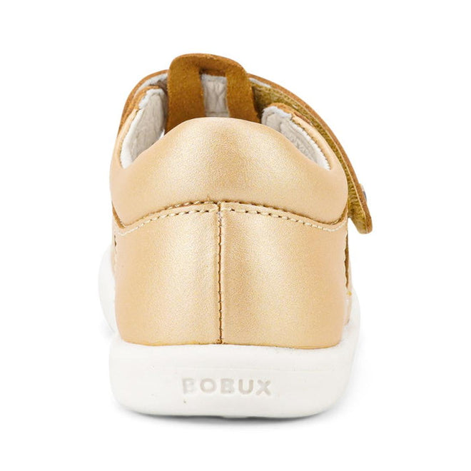 Bobux IWalk IW Zap II Closed Toe Sandal Pale Gold