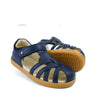 Bobux Kids + Plus Girls Cross Jump Navy Leather Sandal 837003