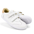Bobux Kids Plus KP Embossed Sprite Leather Sneaker White Gold CLEARANCE LAST ONE