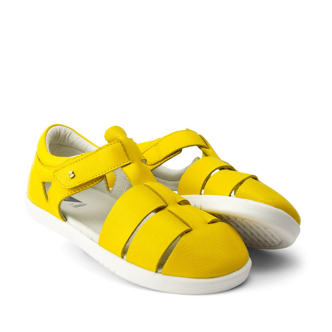 Bobux Kids Plus Yellow Quick Dry Leather Tidal Sandal 834407