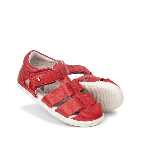 Bobux Step Up US Tidal Red Closed Toe Sandal 732504