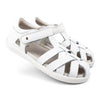 Bobux Kid + Plus Tropicana II Closed Toe Quick Dry Sandal White