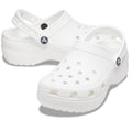 Womens Crocs - Classic PLATFORM Clog Adults White CLEARANCE