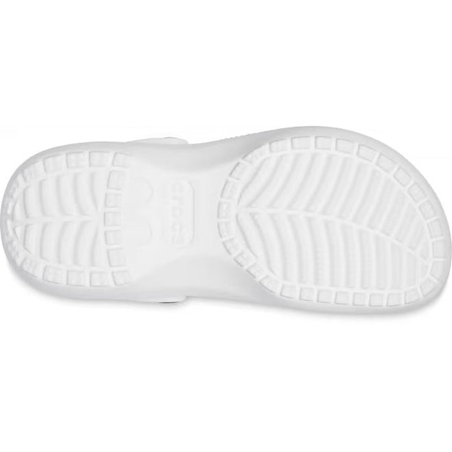 Womens Crocs - Classic PLATFORM Clog Adults White CLEARANCE