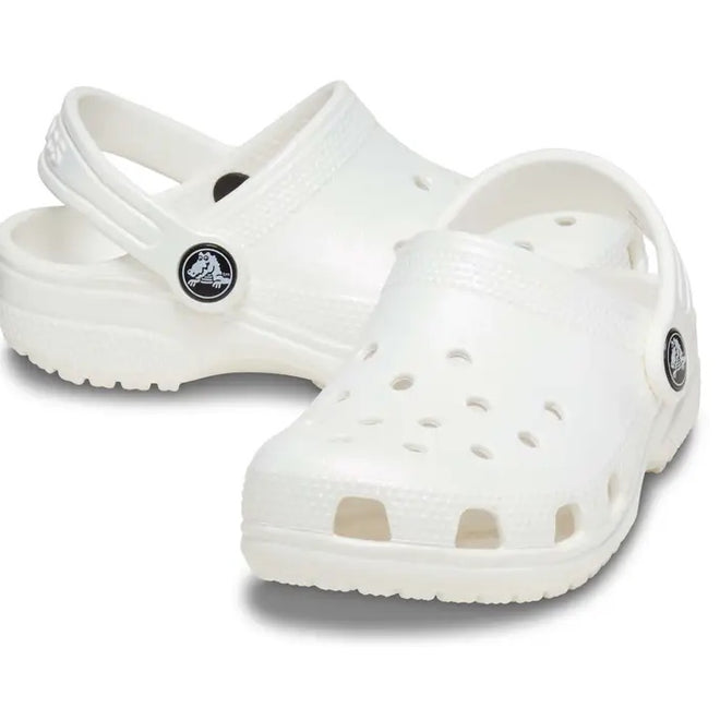 Crocs Kids - Y Toddlers Classic Clog K Iridescent White