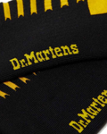Dr Martens Socks Double Doc Sock Unisex Black Yellow