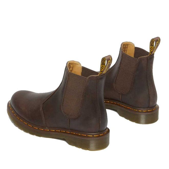 Dr Martens - 2976 YS Chelsea Boot Yellow  Stitching  Crazy Horse Brown