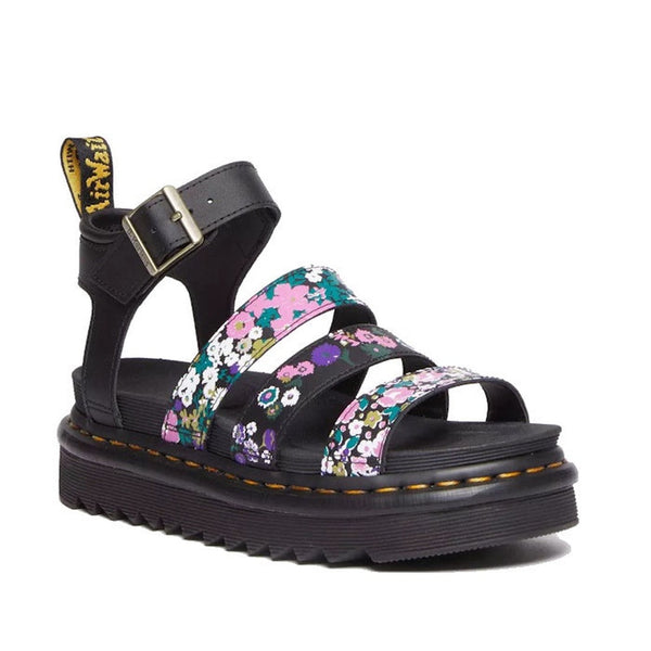 Dr Martens Blaire 3 Strap Sandal Vintage Floral Print Hydro
